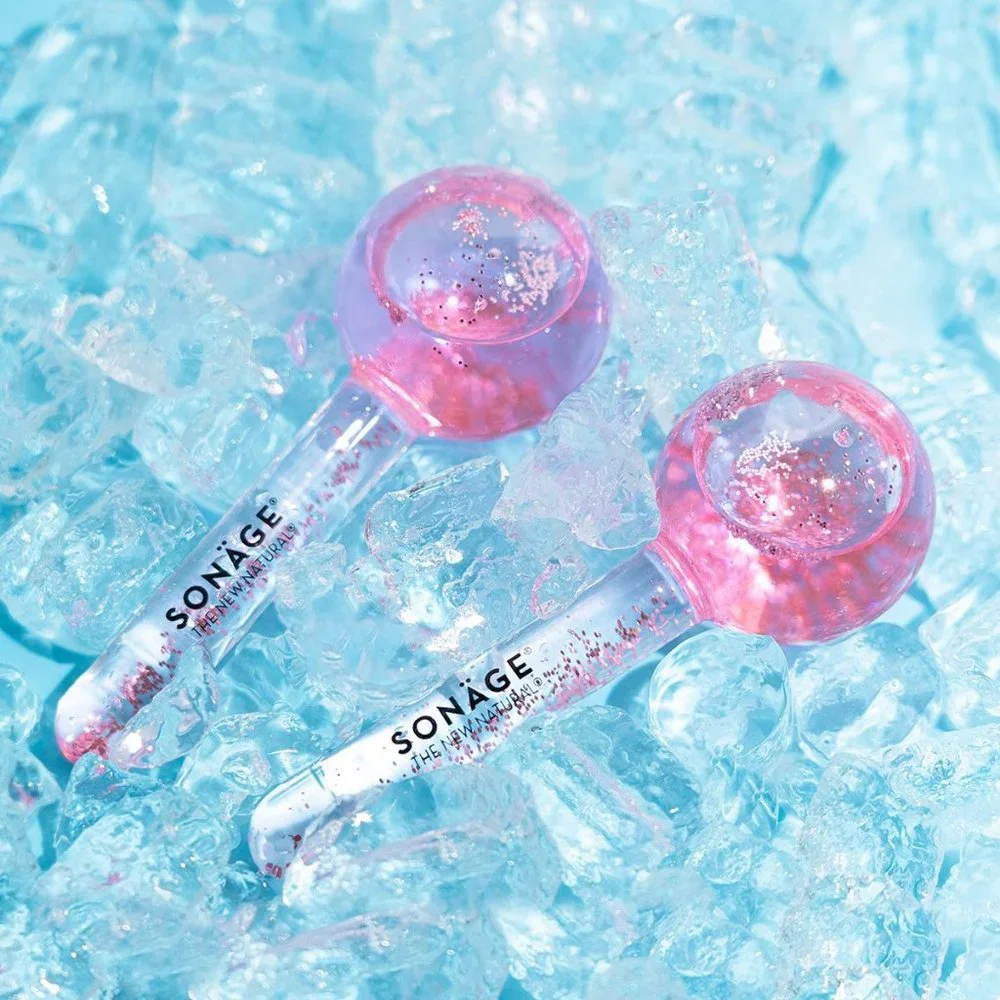 SONAGE FRIOZ ICY GLOBES FACIAL MASSAGER BEAUTY TOOL